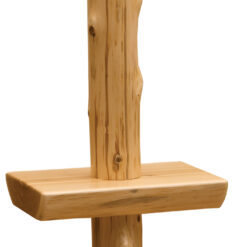 Fireside Lodge Cedar Log Floor Lamp W/ Shelf