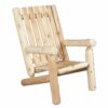 Rustic Natural Cedar High Back Arm Chair
