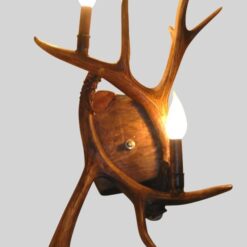 Peak Mule Deer Antler Sconce