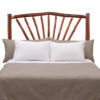 Fireside Lodge Sunburst Hickory Log Headboard