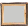 Hickory Log Mirror