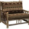 Fireside Lodge Hickory Log Chair and a Half