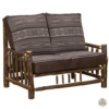 Fireside Lodge Hickory Log Loveseat