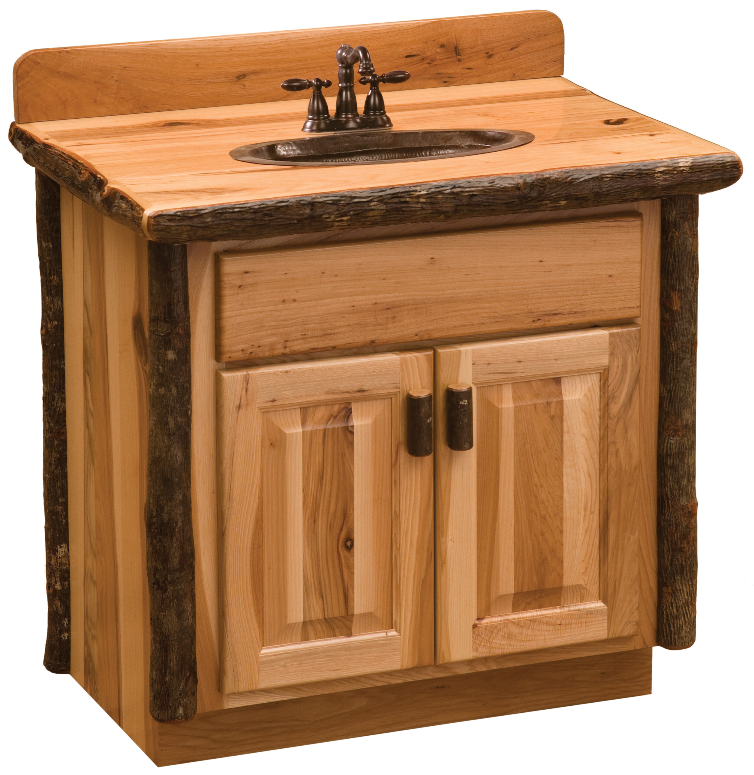 Fireside Lodge Hickory Log Bathroom Vanity (3 Feet) 1 Fireside lodge hickory log bathroom vanity (3 feet)