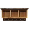 Fireside Lodge Hickory Log Entry Hanging Locker