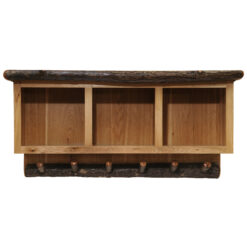 Fireside Lodge Hickory Log Entry Hanging Locker