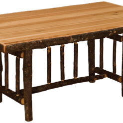 Fireside Lodge Hickory Log Dining Table