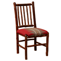 Alternative view of Fireside Lodge Hickory Log Spoke Back Side Chair