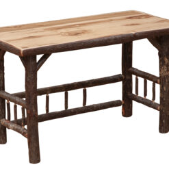Fireside Lodge Hickory Log Open Writing Desk