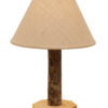 Hickory Log Table Lamp