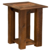 Fireside Lodge Barnwood Open Nightstand