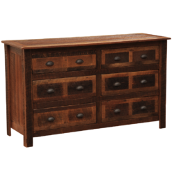 Fireside Lodge Barnwood Dresser - 6 Drawer