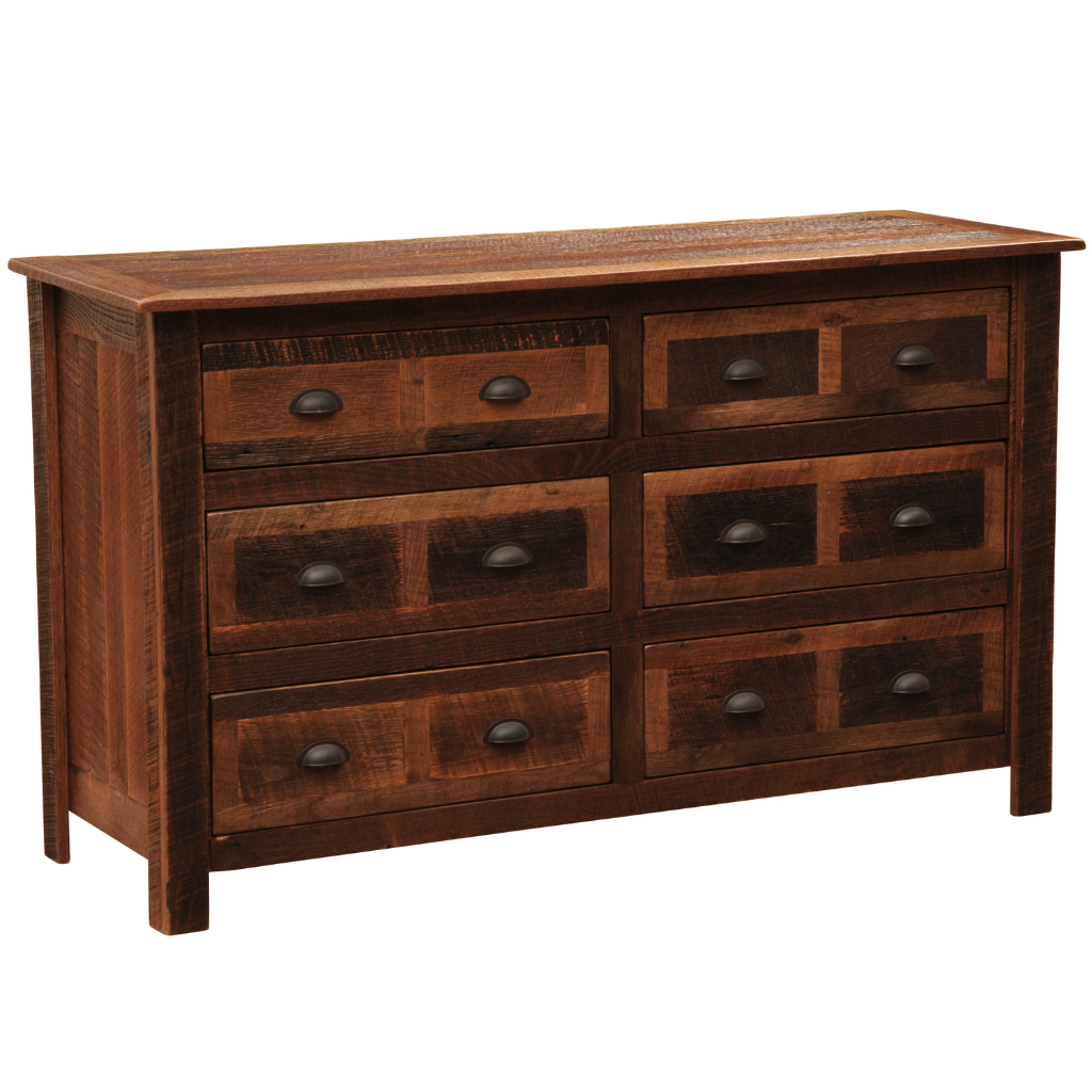 Fireside Lodge Barnwood Dresser - 6 Drawer 1 Fireside lodge barnwood dresser - 6 drawer