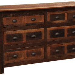 Fireside Lodge Barnwood Dresser - 6 Drawer