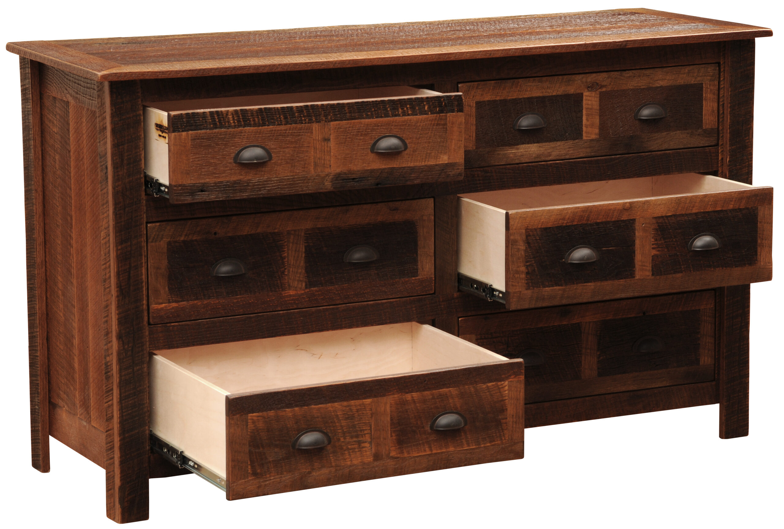 Fireside Lodge Barnwood Dresser - 6 Drawer 2 Fireside lodge barnwood dresser - 6 drawer - image 2