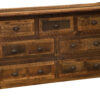 Fireside Lodge Barnwood Dresser - 7 Drawer