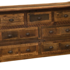 Fireside Lodge Barnwood Dresser - 7 Drawer