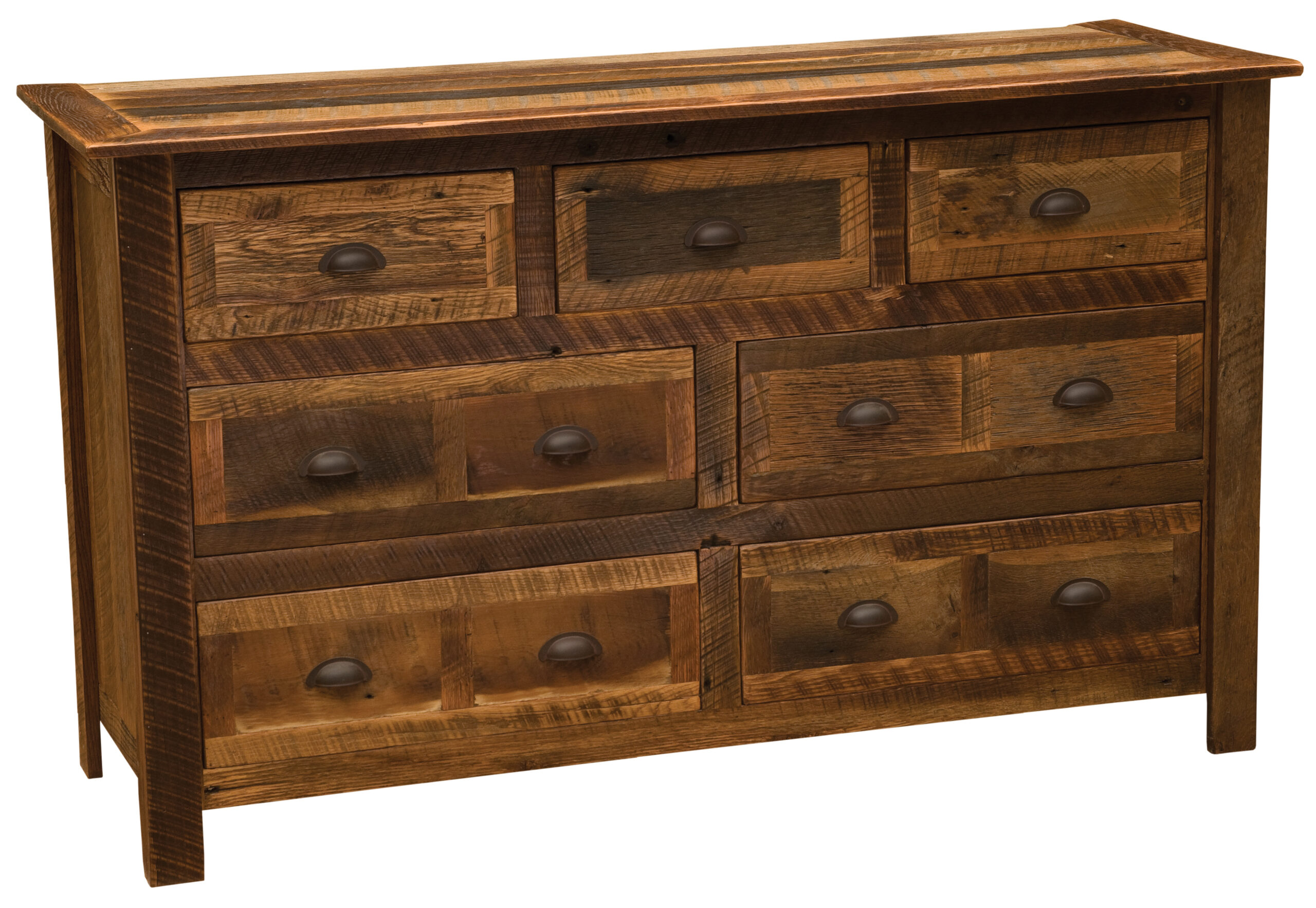 Fireside Lodge Barnwood Dresser - 7 Drawer 1 Fireside lodge barnwood dresser - 7 drawer