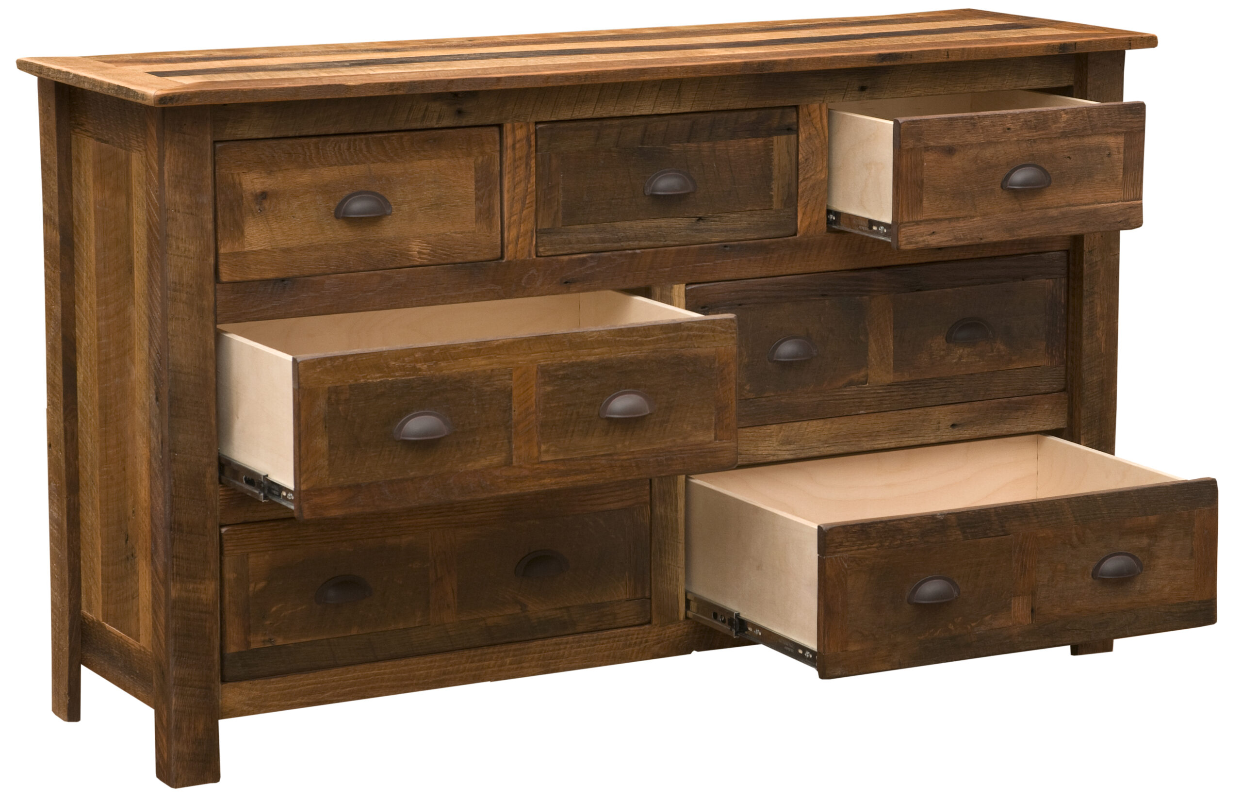 Fireside Lodge Barnwood Dresser - 7 Drawer 2 Fireside lodge barnwood dresser - 7 drawer - image 2
