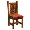 Fireside Lodge Barnwood Upholstered Dining Side Chair