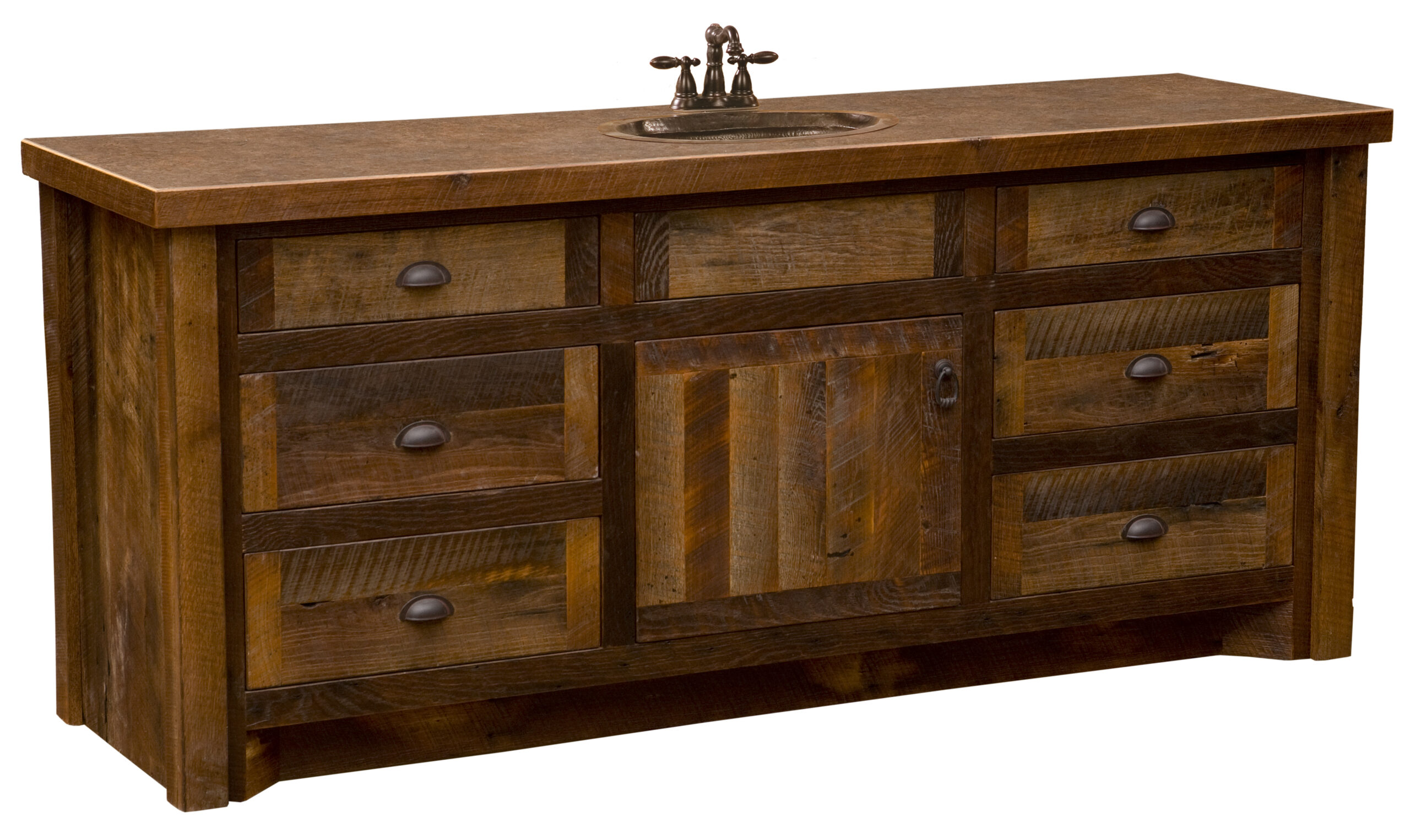 Fireside Lodge Barnwood Vanity - 60&Quot; 2 Fireside lodge barnwood vanity - 60" - image 2
