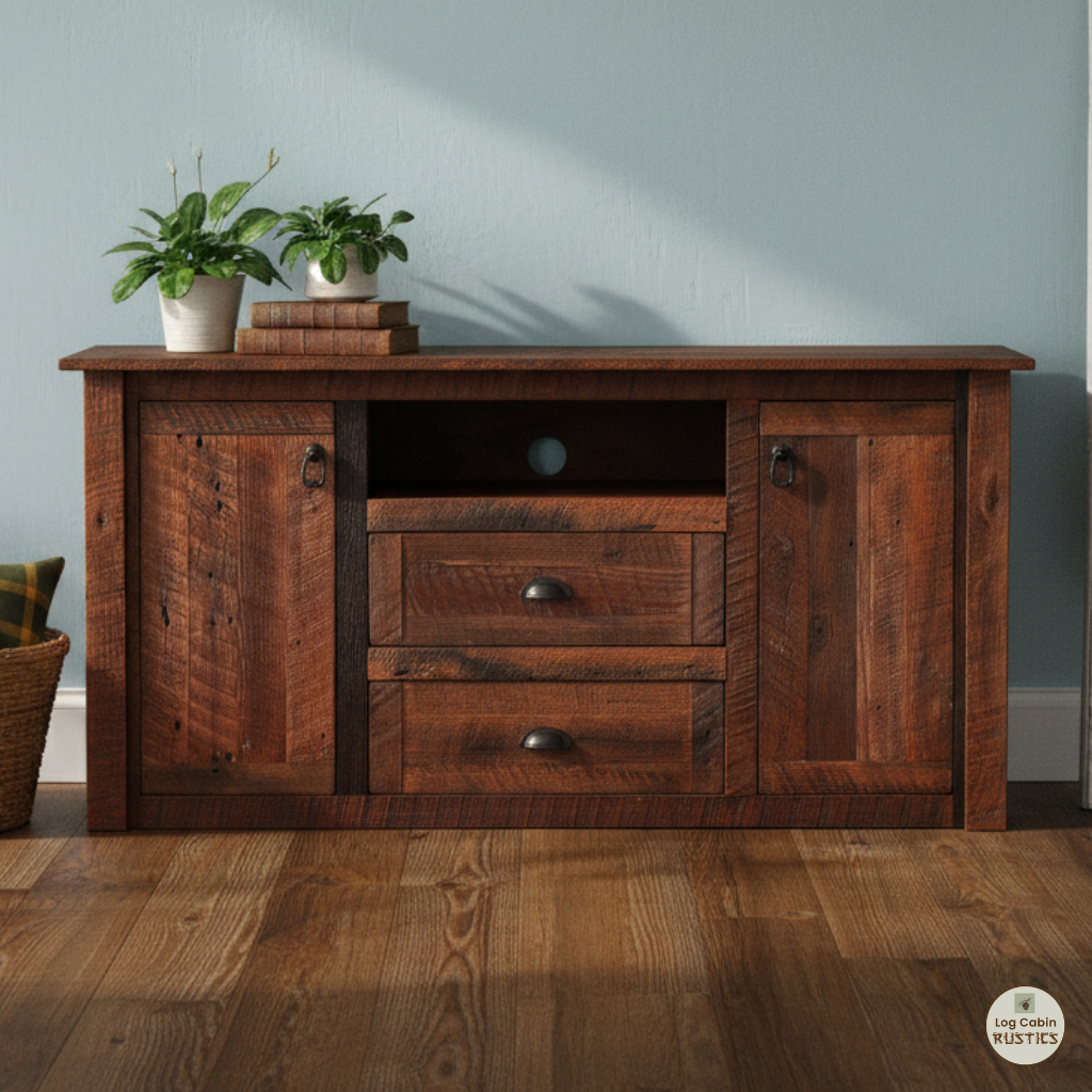 Fireside Lodge Barnwood Widescreen Entertainment Center 1 Fireside lodge barnwood widescreen entertainment center