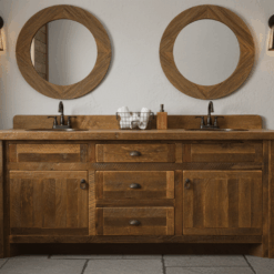 Fireside Lodge Barnwood Vanity - 60"