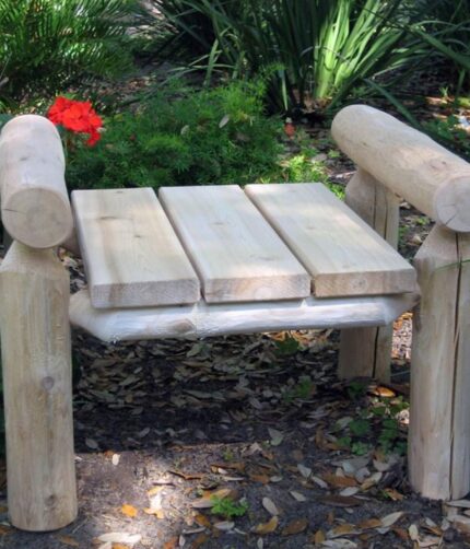 Outdoor Cedar Ottoman