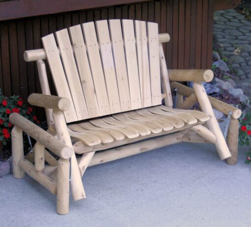 Outdoor cedar glider