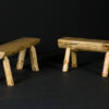 Viking Northwoods Pine Half Log Bench