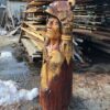 Indian Chainsaw Carving