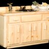 Viking Northwoods Pine Log Bathroom Vanity