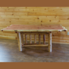Wildwood Rustics Red Cedar Log Trestle Table