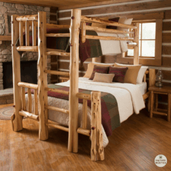Alternative view of Wildwood Rustics Red Cedar Log Bunk Bed