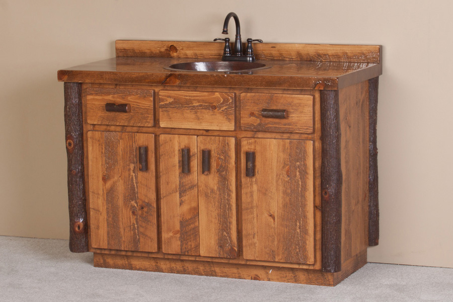 Viking Sawtooth Hickory Vanity - 48&Quot; Or 60&Quot; Wide 1 Viking sawtooth hickory vanity - 48" or 60" wide