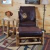 Twist Of Nature Red Pine Log Lounge Chair