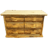 Mountain Woods Log Furniture- Aspen Log Dresser - 6 Drawer