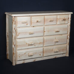 Viking Wilderness Pine Log 10 Drawer Dresser