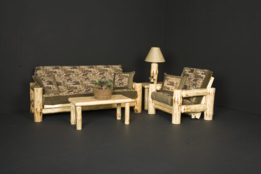Viking wilderness pine log futon - full or queen - image 2