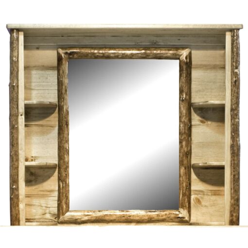 Amish "glacier country" pine log dresser - 9 drawer - image 3
