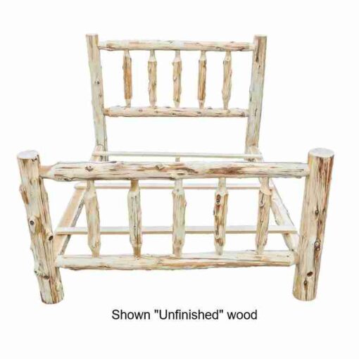Cedar voyageur unassembled log bed kit - image 2