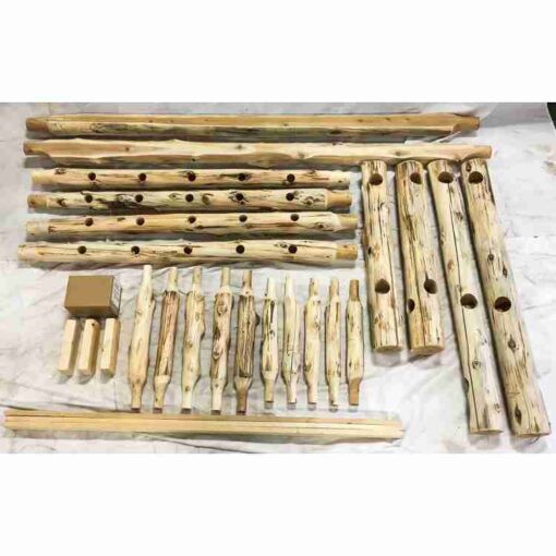 Cedar voyageur unassembled log bed kit - image 4