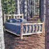 Cedar Voyageur Unassembled Log Bed Kit