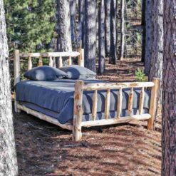 Cedar Voyageur Unassembled Log Bed Kit