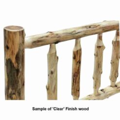 Cedar voyageur unassembled log bed kit 10