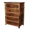 Colorado Reclaimed Wood & Aspen Chest - 5 Drawer