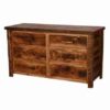 Colorado Reclaimed Wood & Aspen Dresser - 6 Drawer