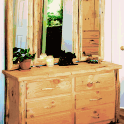 Colorado reclaimed wood dresser 9 drawer 90