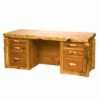 Fireside Lodge Cedar Log Executive Desk