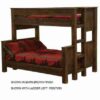 Fireside Lodge Frontier Pine Bunk Bed - 5 Sizes